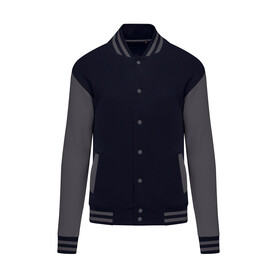 SG Originals Varsity Jacket Kids, Dark Black/Grey, 116 (5-6/M) bedrucken, Art.-Nr. 218521524