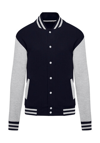 SG Originals Varsity Jacket Kids, Dark Black/Light Oxford, 152 (11-12/2XL) bedrucken, Art.-Nr. 218521547