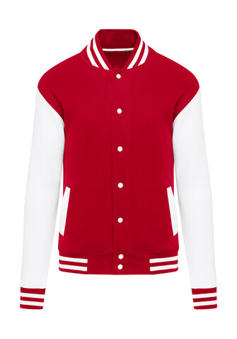 SG Originals Varsity Jacket Kids, Red/Snowwhite, 152 (11-12/2XL) bedrucken, Art.-Nr. 218524527