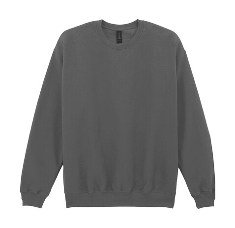 Gildan Softstyle Midweight Fleece Adult Crewneck, Charcoal, 4XL bedrucken, Art.-Nr. 220091308 Gildan Softstyle Midweight Fleece Adult Crewneck, Charcoal, 4XL bedrucken, Art.-Nr. 220091308