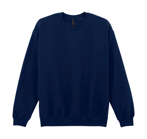 Gildan Softstyle Midweight Fleece Adult Crewneck, Navy, 4XL bedrucken, Art.-Nr. 220092008