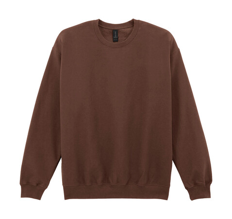 Gildan Softstyle Midweight Fleece Adult Crewneck, Cocoa, 4XL bedrucken, Art.-Nr. 220097118