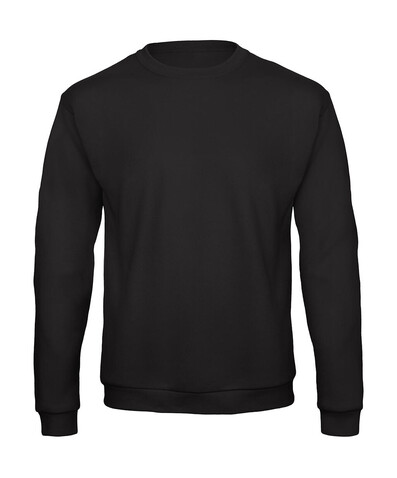 B &amp; C ID.202 50/50 Sweatshirt Unisex, Black, XL bedrucken, Art.-Nr. 220421016