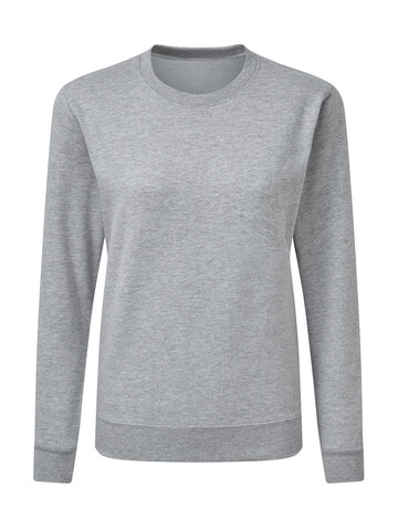 SG Crew Neck Sweatshirt Women, Light Oxford, XL bedrucken, Art.-Nr. 220527196