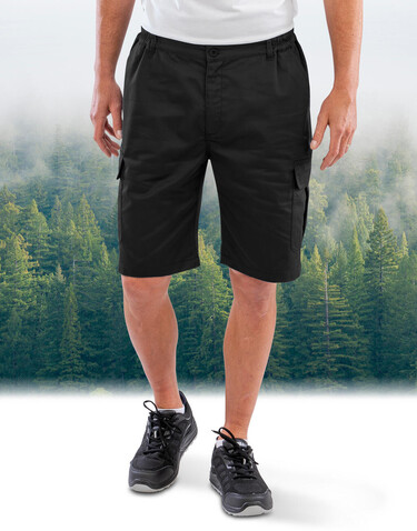 Result Recycled Utility Shorts, Black, 2XL bedrucken, Art.-Nr. 221331016