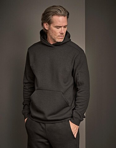 Tee Jays Athletic Hooded Sweat, Heather Grey, 2XL bedrucken, Art.-Nr. 221541237