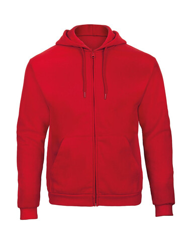 B &amp; C ID.205 50/50 Hooded Full Zip Sweat Unisex, Red, S bedrucken, Art.-Nr. 222424003