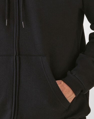 B &amp; C ID.205 50/50 Hooded Full Zip Sweat Unisex, Anthracite, S bedrucken, Art.-Nr. 222421403