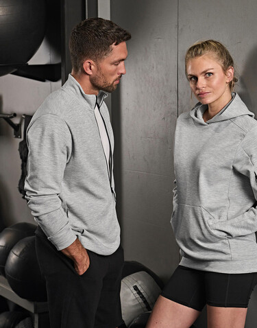 Tee Jays Athletic Full Zip Sweat, Black, XL bedrucken, Art.-Nr. 222541016