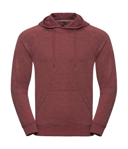 Russell Europe Men`s HD Hooded Sweat, Maroon Marl, XS bedrucken, Art.-Nr. 223004462