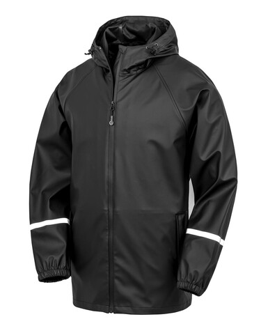 Result Prism Pu Waterproof Jacket, Black, 4XL bedrucken, Art.-Nr. 223331018
