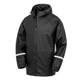 Result Prism Pu Waterproof Jacket, Black, XS bedrucken, Art.-Nr. 223331011