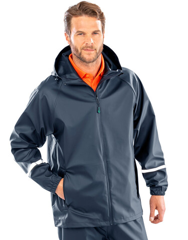 Result Prism Pu Waterproof Jacket, Navy, L bedrucken, Art.-Nr. 223332004