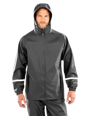 Result Prism Pu Waterproof Jacket, Black, XS bedrucken, Art.-Nr. 223331011