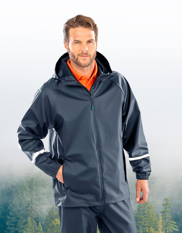 Result Prism Pu Waterproof Jacket, Black, 3XL bedrucken, Art.-Nr. 223331017