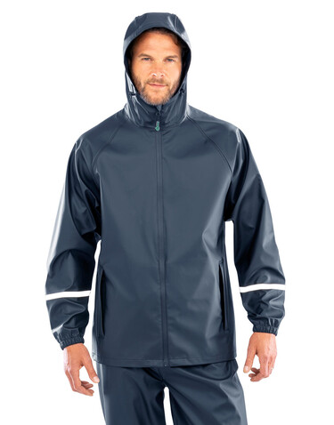 Result Prism Pu Waterproof Jacket, Black, 3XL bedrucken, Art.-Nr. 223331017