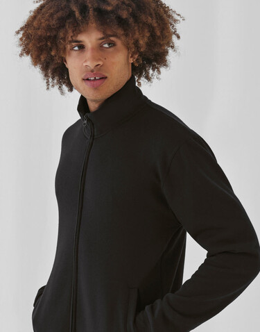 B &amp; C ID.206 50/50 Full Zip Sweat Unisex, Heather Grey, S bedrucken, Art.-Nr. 223421233