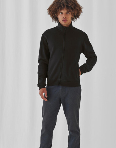 B &amp; C ID.206 50/50 Full Zip Sweat Unisex, Heather Grey, S bedrucken, Art.-Nr. 223421233