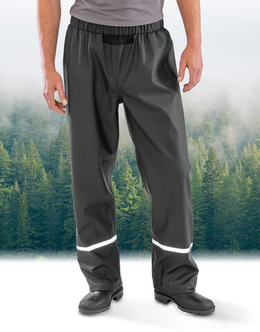 Result Prism Pu Waterproof Trouser, Black, 3XL bedrucken, Art.-Nr. 224331017