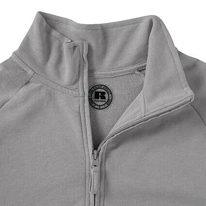 Russell Europe Men`s HD 1/4 Zip Sweat, Convoy Grey, S bedrucken, Art.-Nr. 225001273