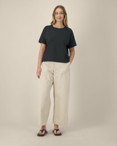 Stella Etta - Das Damen-T-Shirt aus Baumwolle-TENCEL™ Modal - Black - L bedrucken, Art.-Nr. STTW264C0021L