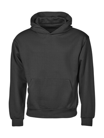 Tee Jays Urban Heavy Loose Fit Hooded Sweatshirt, Black, S bedrucken, Art.-Nr. 227541013