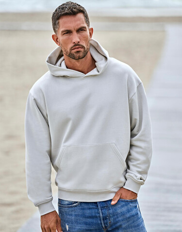 Tee Jays Urban Heavy Loose Fit Hooded Sweatshirt, Powder Grey, L bedrucken, Art.-Nr. 227541145