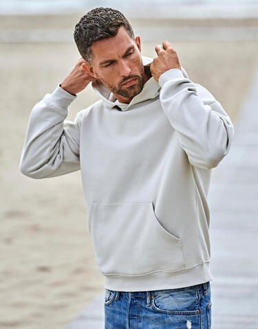 Tee Jays Urban Heavy Loose Fit Hooded Sweatshirt, Powder Grey, L bedrucken, Art.-Nr. 227541145