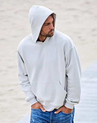 Tee Jays Urban Heavy Loose Fit Hooded Sweatshirt, Powder Grey, L bedrucken, Art.-Nr. 227541145