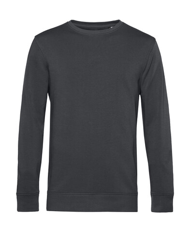 B &amp; C Inspire Crew Neck, Asphalt, XS bedrucken, Art.-Nr. 228421082