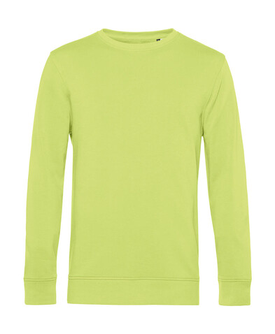 B &amp; C Inspire Crew Neck, Lime, XL bedrucken, Art.-Nr. 228425196