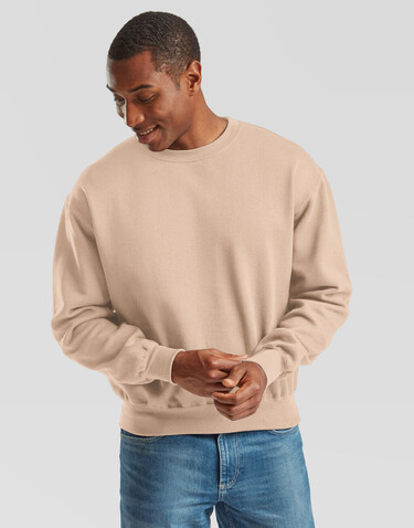 Fruit of the Loom Supercotton™ Sweat, White, S bedrucken, Art.-Nr. 230010002