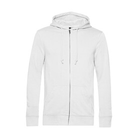 B &amp;amp; C Inspire Zipped Hood, White, XS bedrucken, Art.-Nr. 232420002