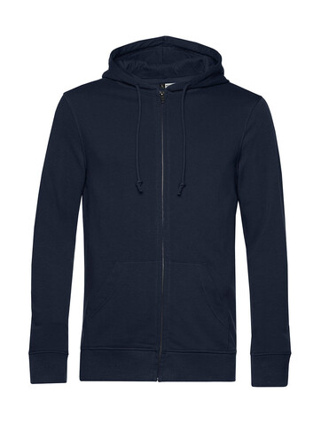 B &amp; C Inspire Zipped Hood, Navy Blue, S bedrucken, Art.-Nr. 232422073