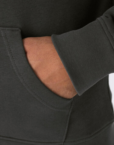 B &amp; C Inspire Zipped Hood, Asphalt, S bedrucken, Art.-Nr. 232421083