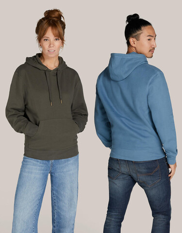 SG Signature Tagless Hooded Sweatshirt Unisex, Dark Black, XL bedrucken, Art.-Nr. 232521045