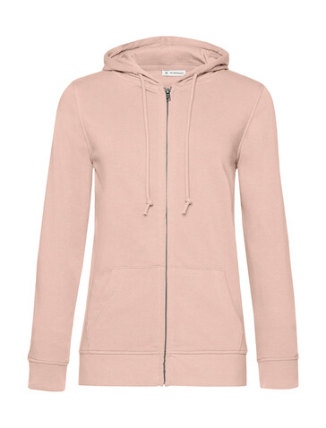 B &amp; C Inspire Zipped Hood /women, Soft Rose, 2XL bedrucken, Art.-Nr. 233424377