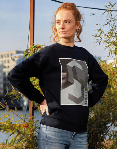 SG Unisex Crew Sweat, White, L bedrucken, Art.-Nr. 235520003