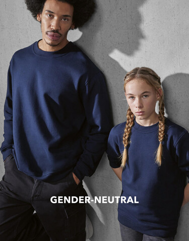 B &amp; C ID.332 Crew, Radiant Purple, 2XL bedrucken, Art.-Nr. 236423466