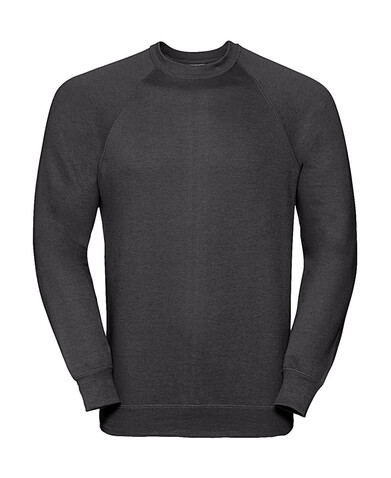 Russell Europe Classic Raglan Sweatshirt, Black, XS bedrucken, Art.-Nr. 237001012