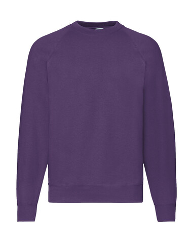 Fruit of the Loom Classic Raglan Sweat, White, S bedrucken, Art.-Nr. 237010003