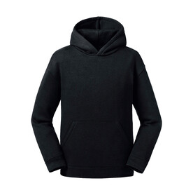 Russell Europe Kids` Authentic Hooded Sweat, Black, S (104/3-4) bedrucken, Art.-Nr. 239001013