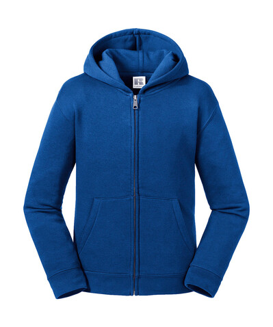 Russell Europe Kids` Authentic Zipped Hood Sweat, Bright Royal, M (116/5-6) bedrucken, Art.-Nr. 240003064