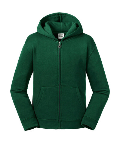 Russell Europe Kids` Authentic Zipped Hood Sweat, Burgundy, S (104/3-4) bedrucken, Art.-Nr. 240004483