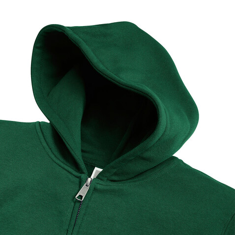 Russell Europe Kids` Authentic Zipped Hood Sweat, Burgundy, S (104/3-4) bedrucken, Art.-Nr. 240004483