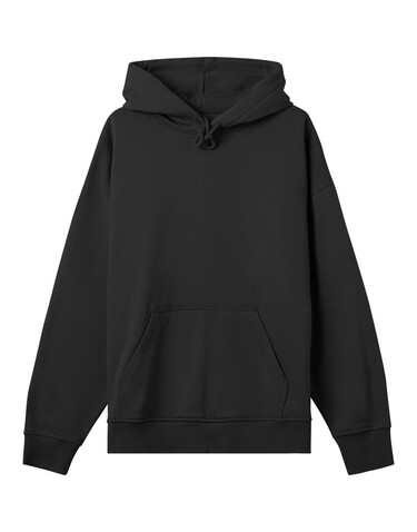 True Blanks Mens Boxy Hoodie, Off Black, S bedrucken, Art.-Nr. 241411023