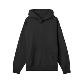 True Blanks Mens Boxy Hoodie, Off Black, S bedrucken, Art.-Nr. 241411023