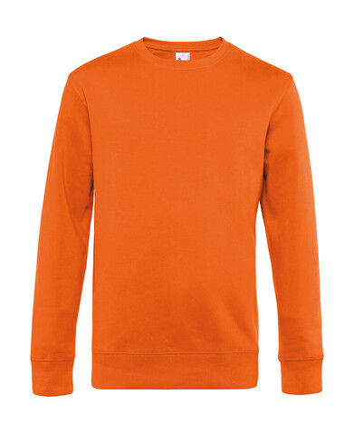 B &amp; C KING Crew Neck, Pure Orange, 3XL bedrucken, Art.-Nr. 242424088