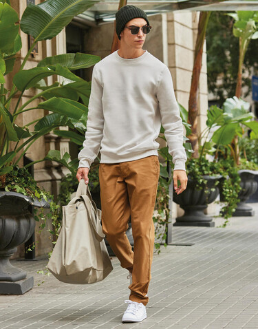 B &amp; C KING Crew Neck, White, XS bedrucken, Art.-Nr. 242420002