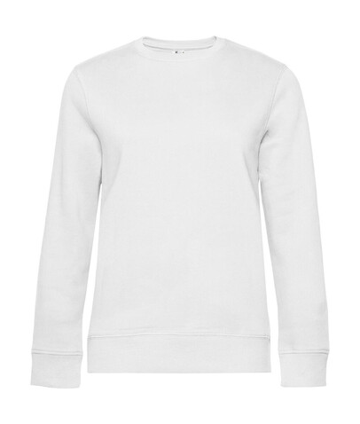 B &amp; C QUEEN Crew Neck, White, S bedrucken, Art.-Nr. 243420003